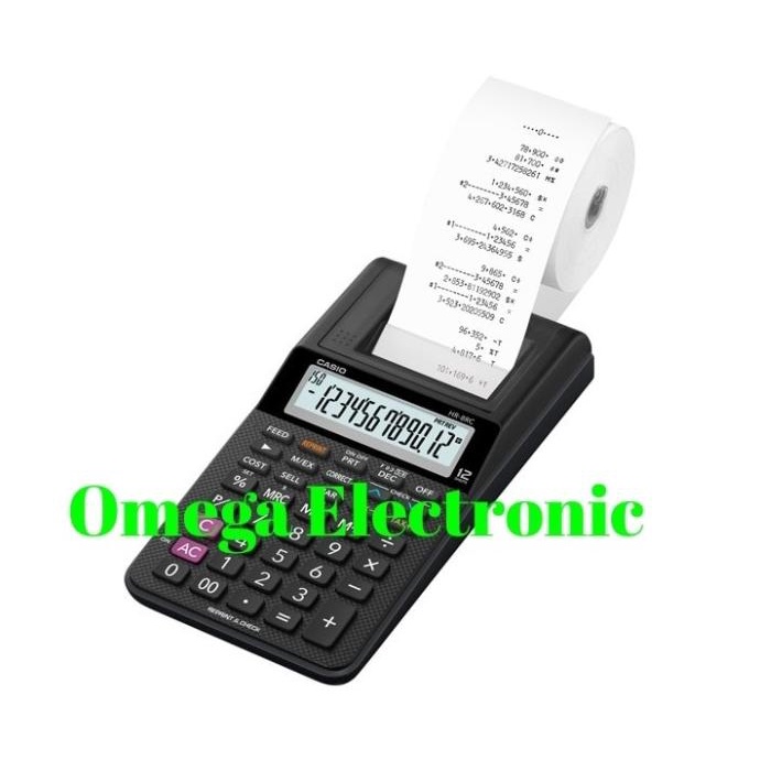 

Casio HR 8 RC - Printing Calculator Struk Kalkulator Kasir HR 8RC