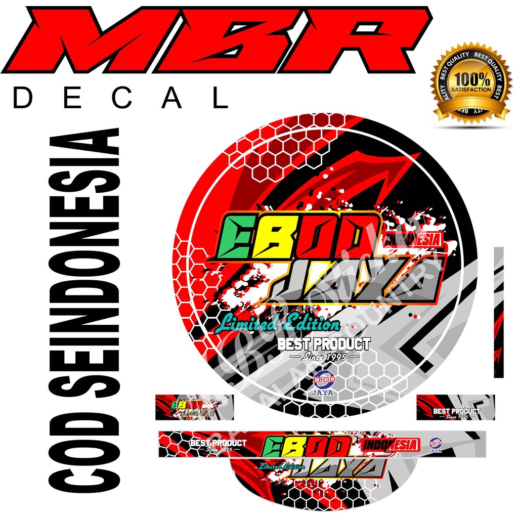 STIKER DECAL REPLIKA TEBOK MURAI EBOD