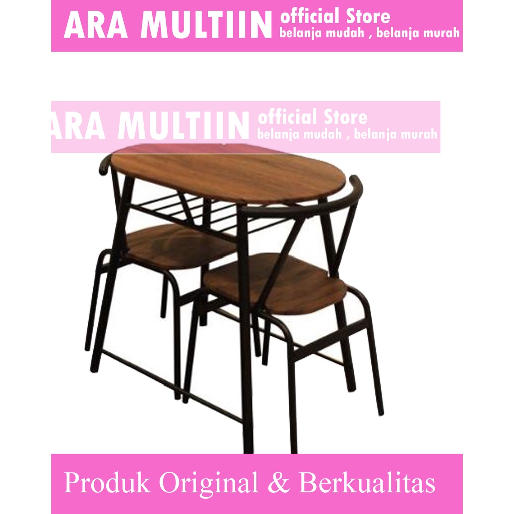Heidy Set Meja Makan 2 Kursi informa