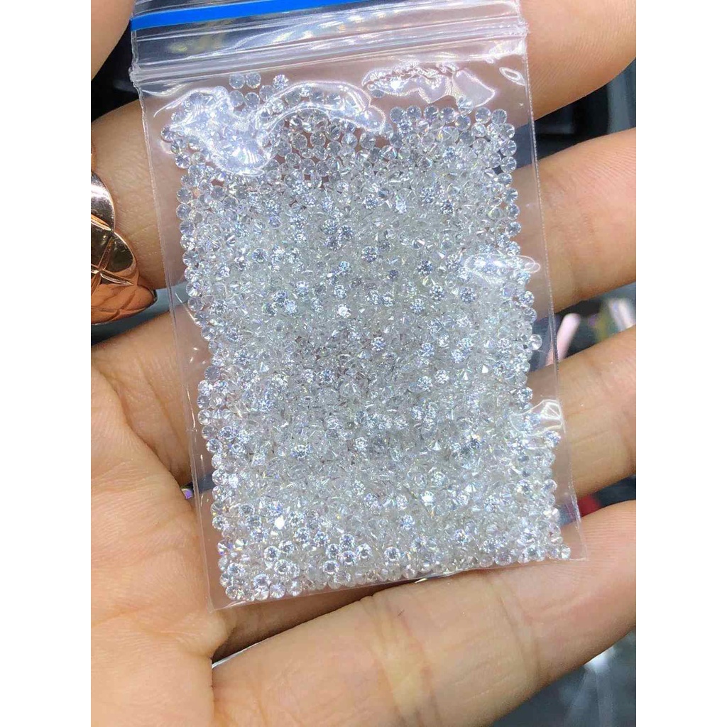 Berlian Asli Natural Diamond Tabur Putih Eropa 1.3mm Gugur 40 50 Murah Bukan Berlian Banjar