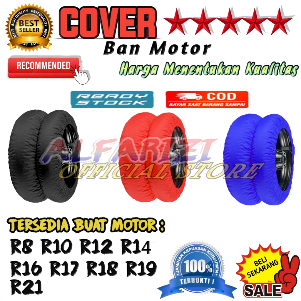 Cover Ban Motor Sarung Ban Motor Bungkus Ban Motor Penutup Ban motor Harga 1 PASANG - TERBAIK