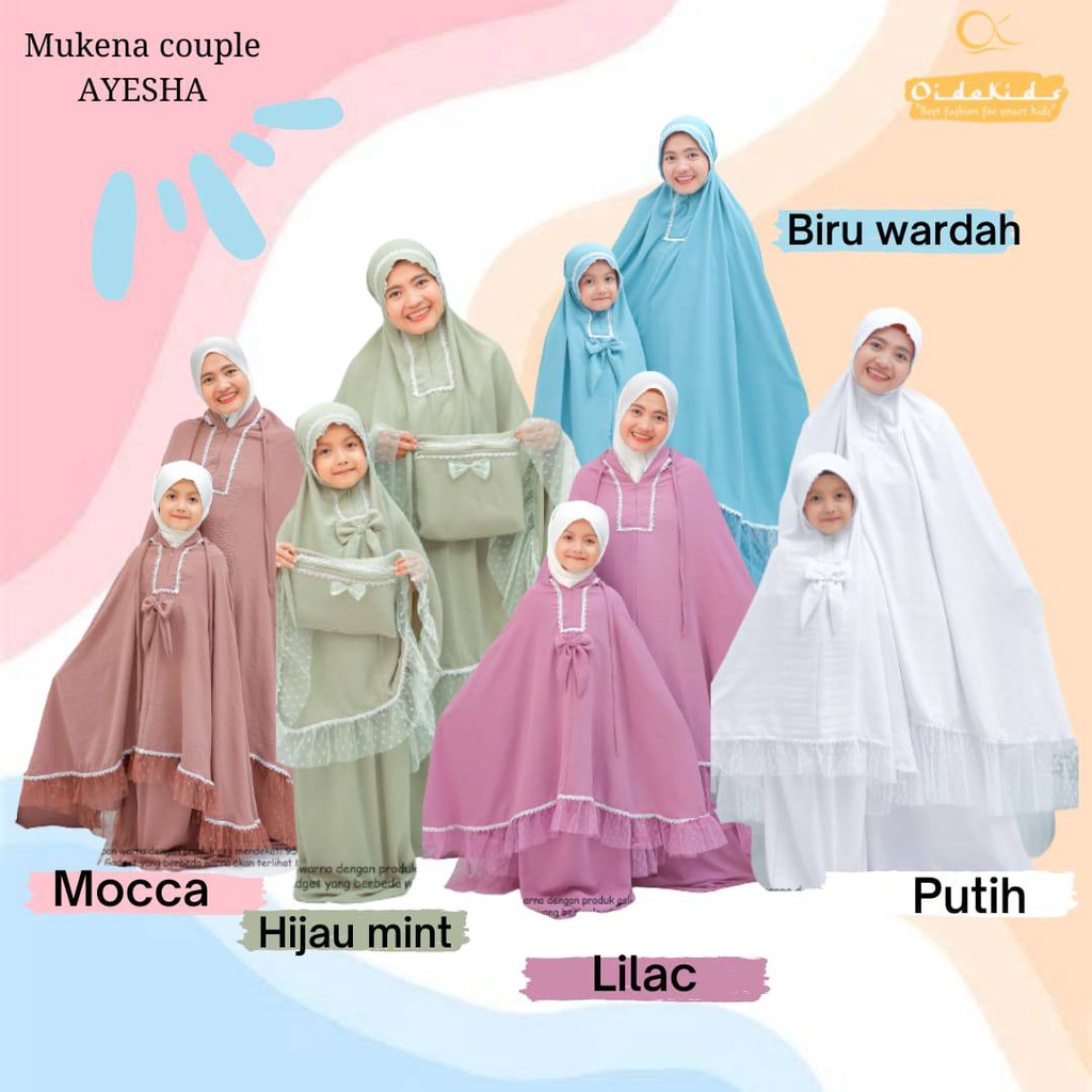 Mukena Couple Ayesha by Oidokids