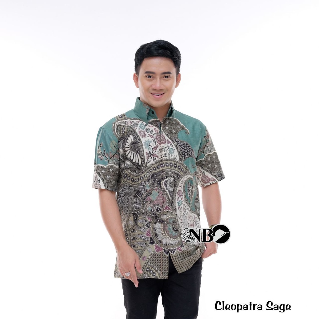 BAJU BATIK PRIA ABADI BATIK KEMEJA BATIK PRIA LENGAN PENDEK