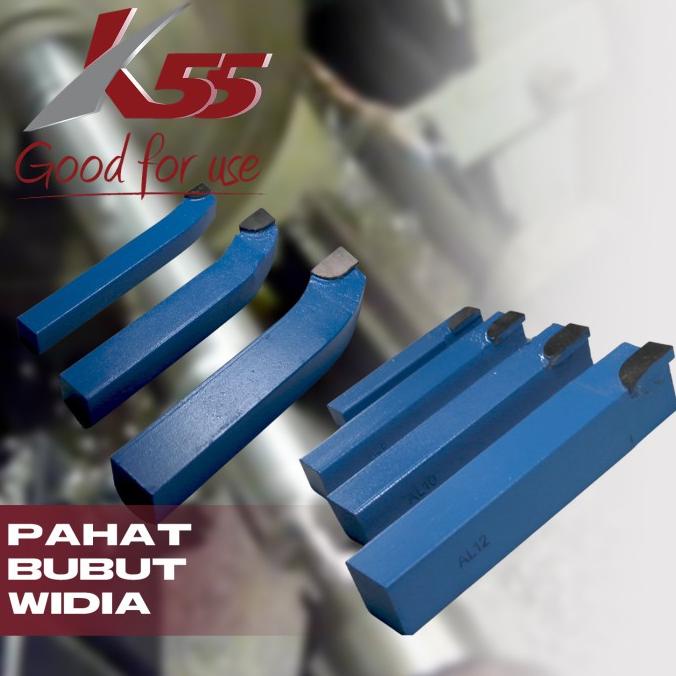 K55 Pahat Bubut Pisau Bubut Widia Holder tipe ISO7 12x20x125mm DIN4981