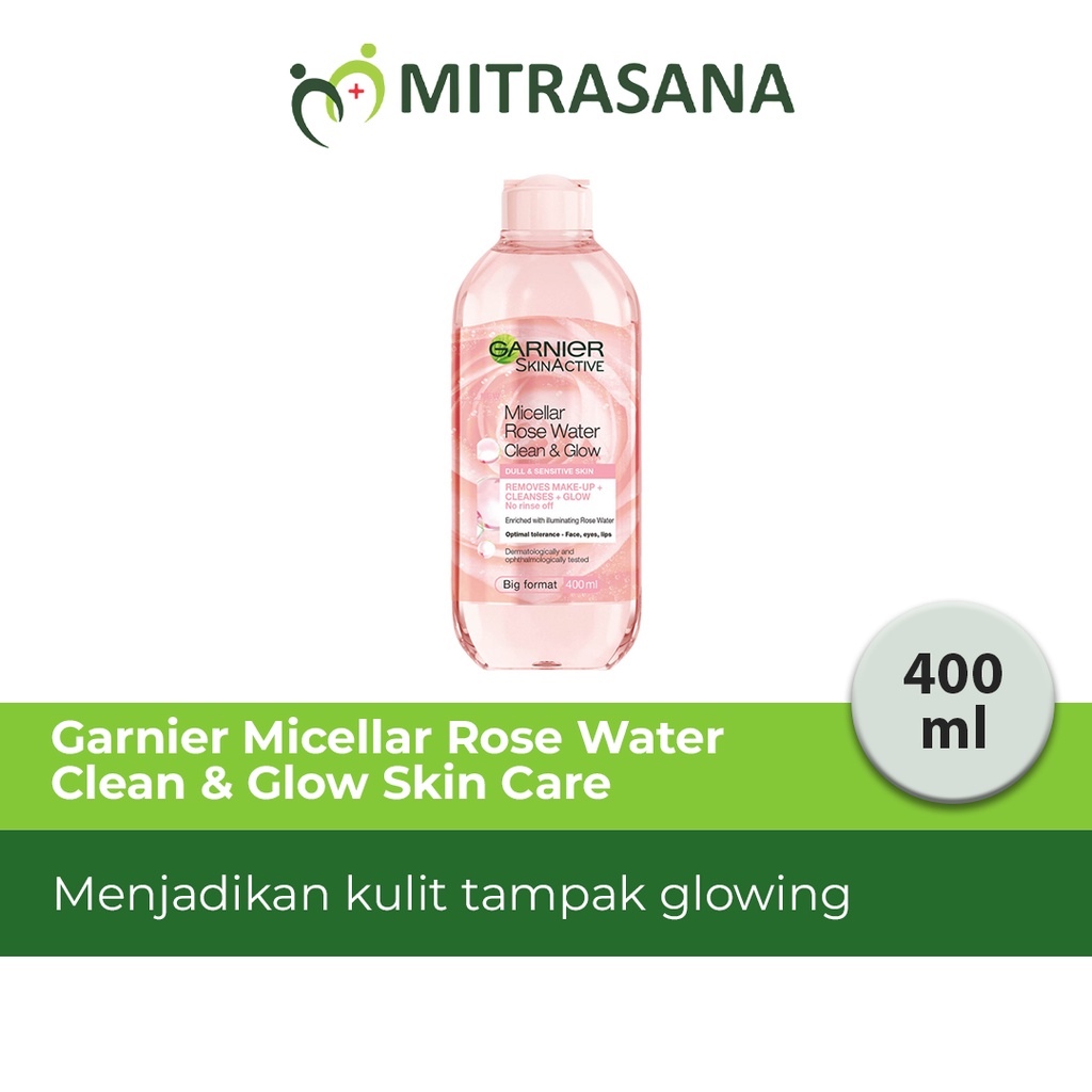 Garnier Micellar Rose Water Clean &amp; Glow Skin Care - 400 ml