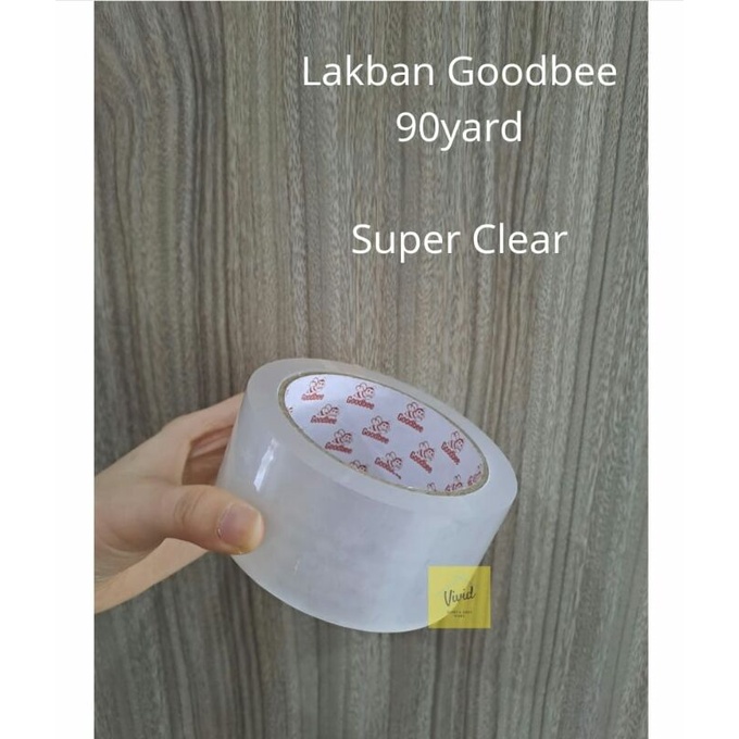 

Lakban 90 yard - Lakban Bening 90 yard 48mm - Lakban Merk Goodbee - Selotip Bening Super Clear