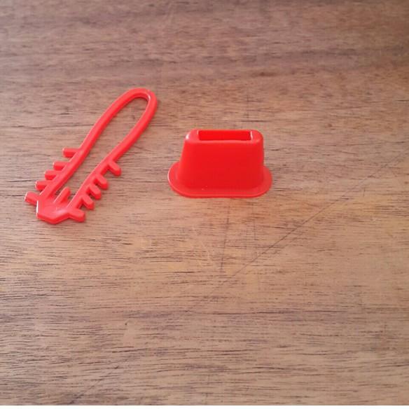 

♪ Hanger polynet merah (Isi 500 Set) ⅍