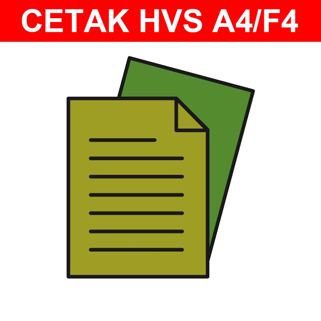 

Cetak HVS / Cetak kertas HVS Warna atau hitam putih