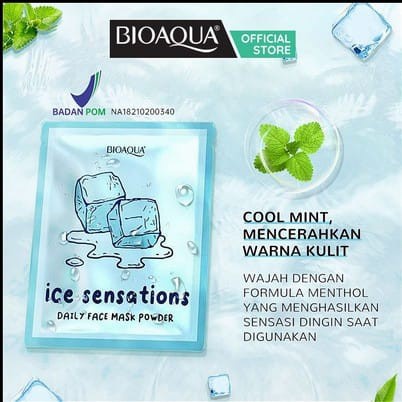 BISA COD - BIOAQUA DAILY FACE MASK POWDER