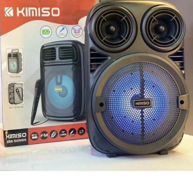 ❃ COD SPEAKER BLUETOOTH KARAOKE 6'5 INCH KIMISO 3381 BONUS MIC KARAOKE X-BASS//SPEAKER SALON AKTIF X