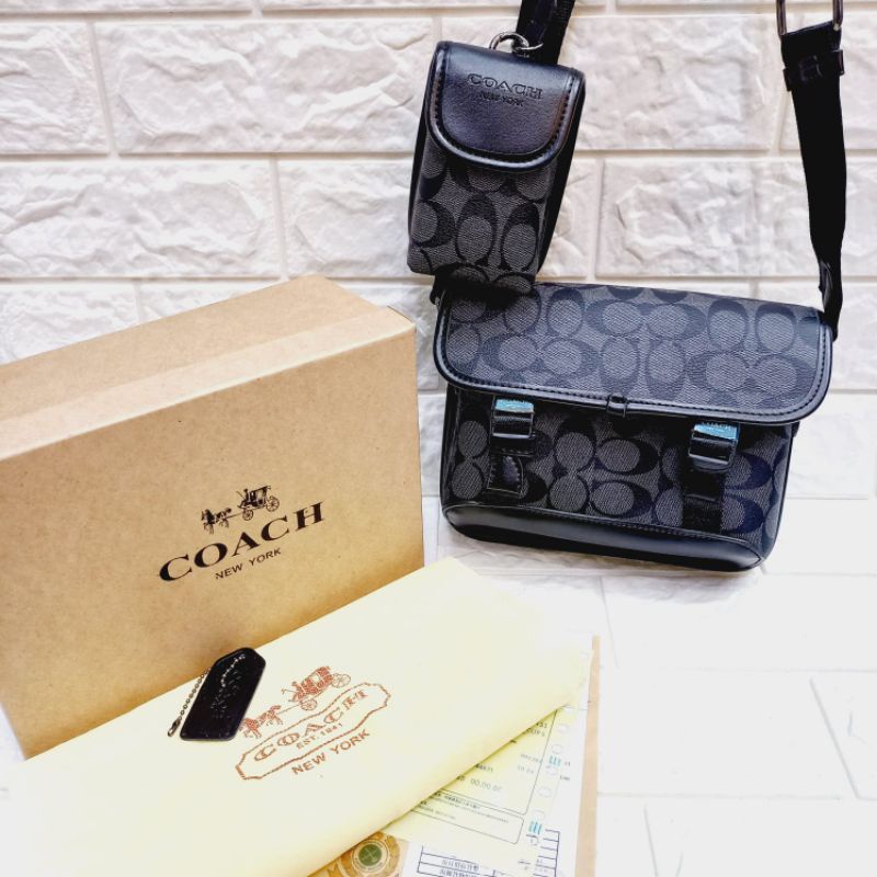 Tas selempang Pria/ tas hp PU Premium Import