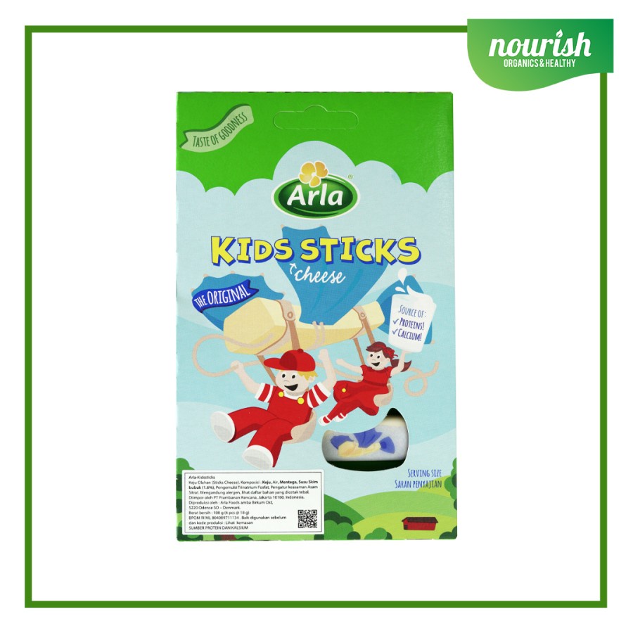 Arla Kids Stick Cheese / Stik Keju Anak 108gr HALAL,BPOM