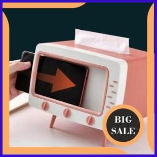 TEMPAT TISSUE MODEL TV - KOTAK TISSUE TV ADA HOLDER HP - TISSUE HOLDER 1M4R23 last stok