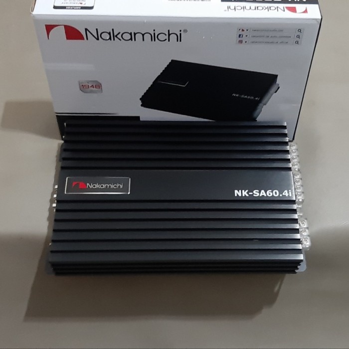 Terlaris Power Amplifier Nakamichi Nk-Sa60.4I / Power Amplifier Mobil 4 Channel