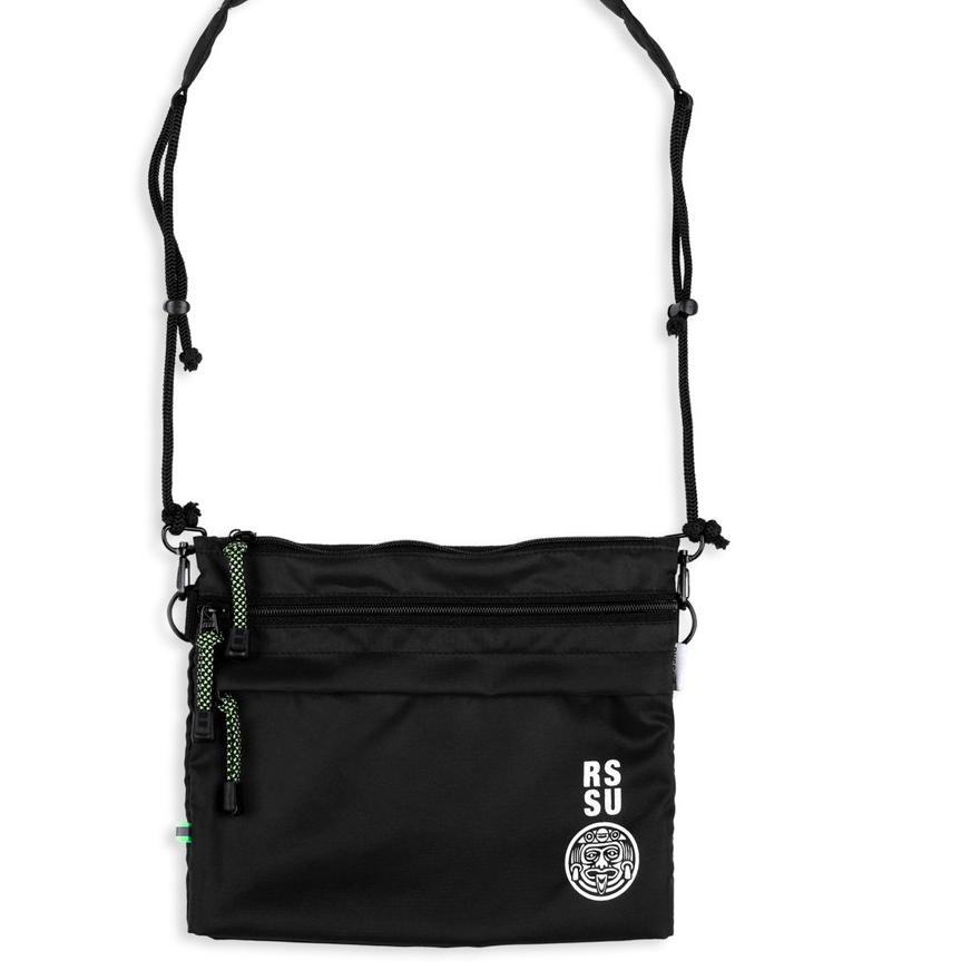 ➴ Russ Bag Tas Slingbag Elmaya Black ➸