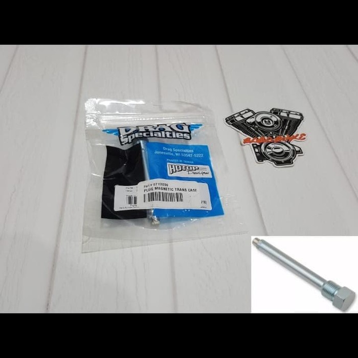 Magnetic Transmission Drain Plug Harley Baut Pembuangan Oli Transmisi