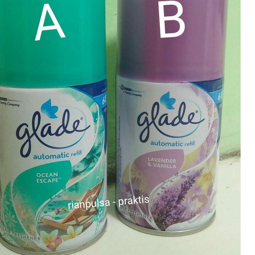 ✨Grosir✨ Spray Matic Pengharum Ruangan isi ulang refill Glade Outwood air freshener Stella Dahlia Ko