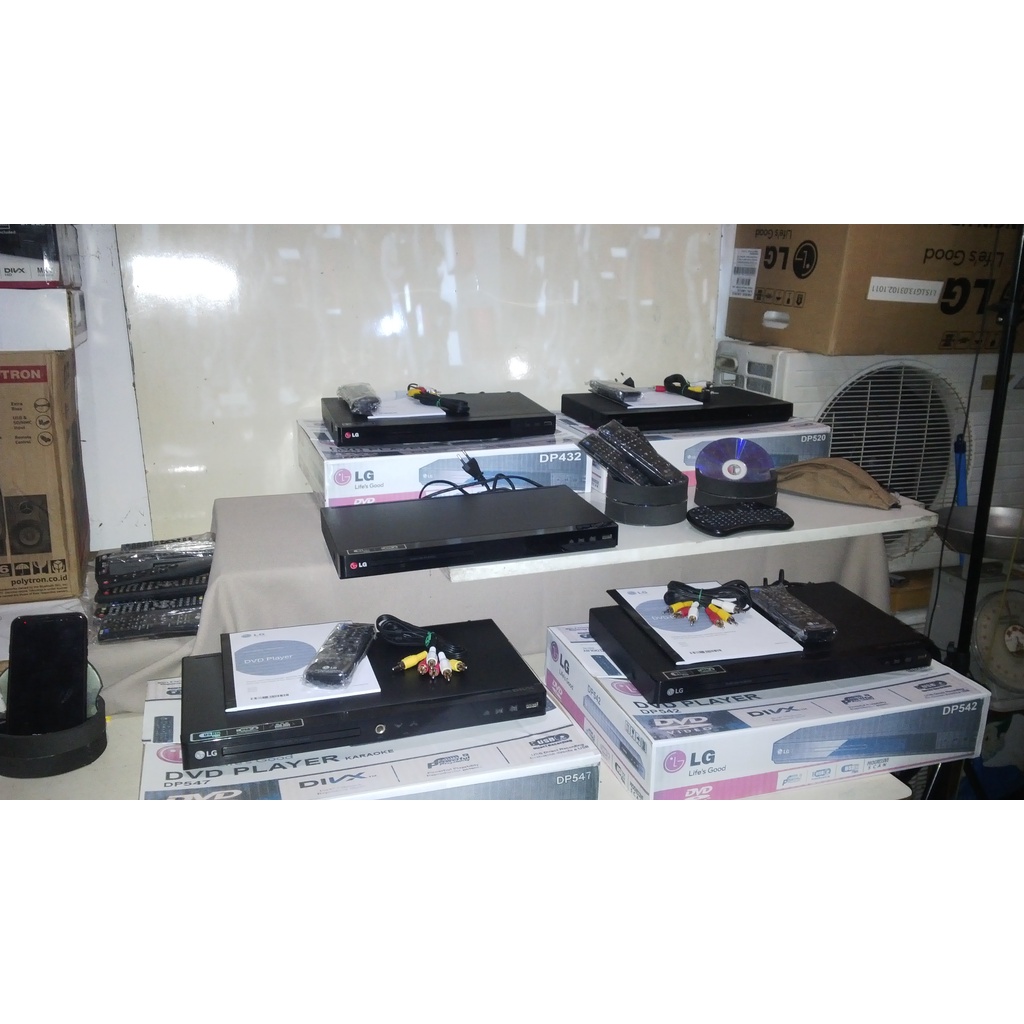 DVD PLAYER LG DP 542 DP 547 DP 520 DP432 dp 122 EX DISPLAY PAMERAN VERY GOOD CONDITION AS PICTURE AN