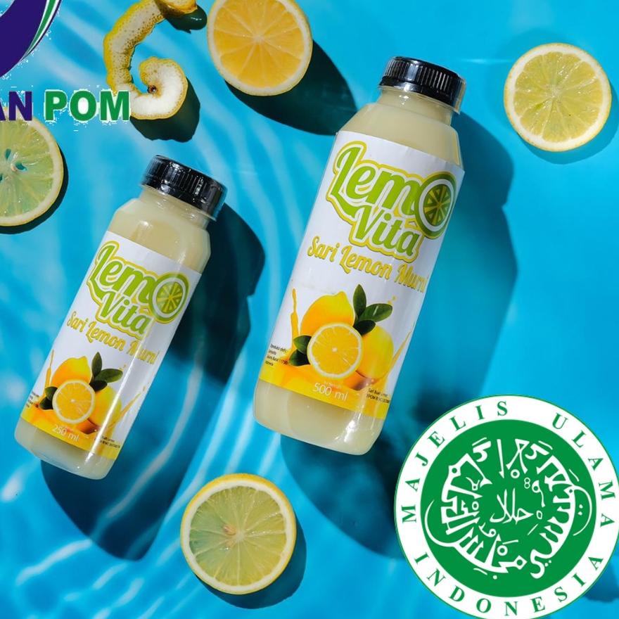 

♩ PAKET 1 Liter Lemovita Fresh Jus Lemon Halal ➤