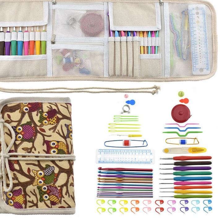 ❉ Hakpen (Alat Rajut / Crochet Hook) ANK Case Owl - Set ⅍
