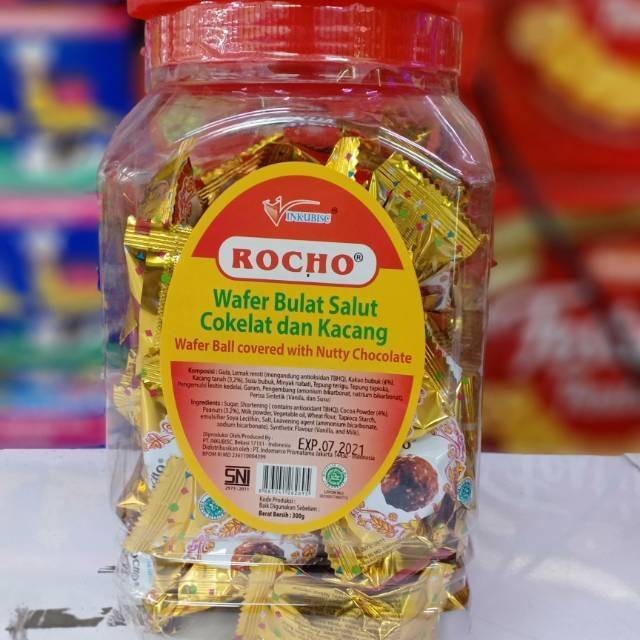 

ROCHO Wafer Bola Coklat Kacang Pack 300gr