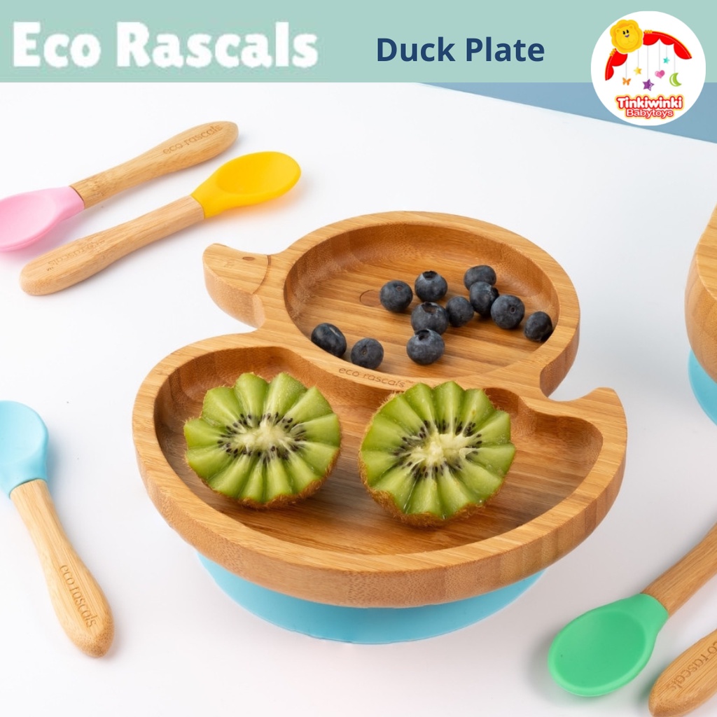 Ecorascals Bamboo Duck Plate