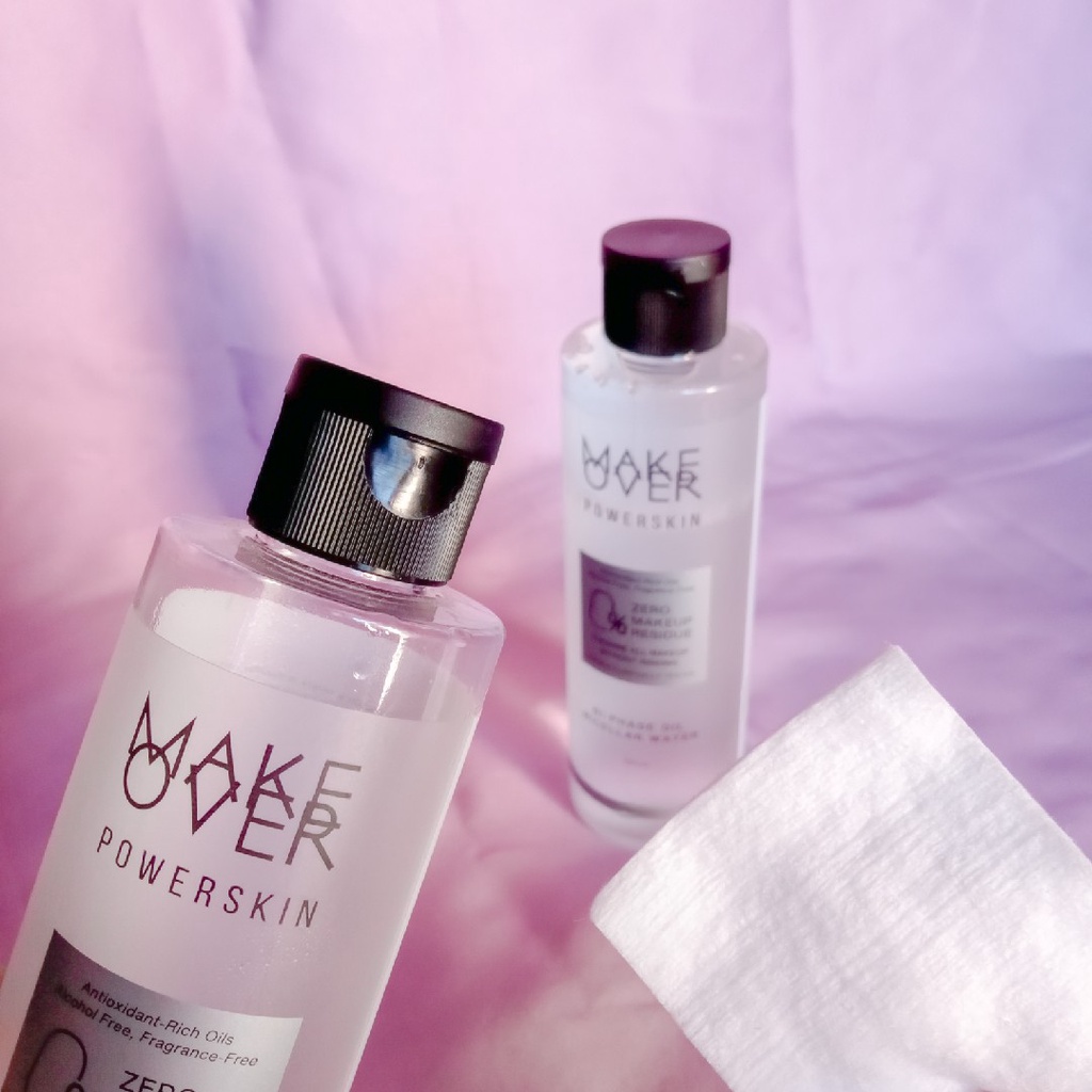 (READY &amp; ORI) Make Over Powerskin Biphase Oil Micellar Water Pembersih Wajah 200ml