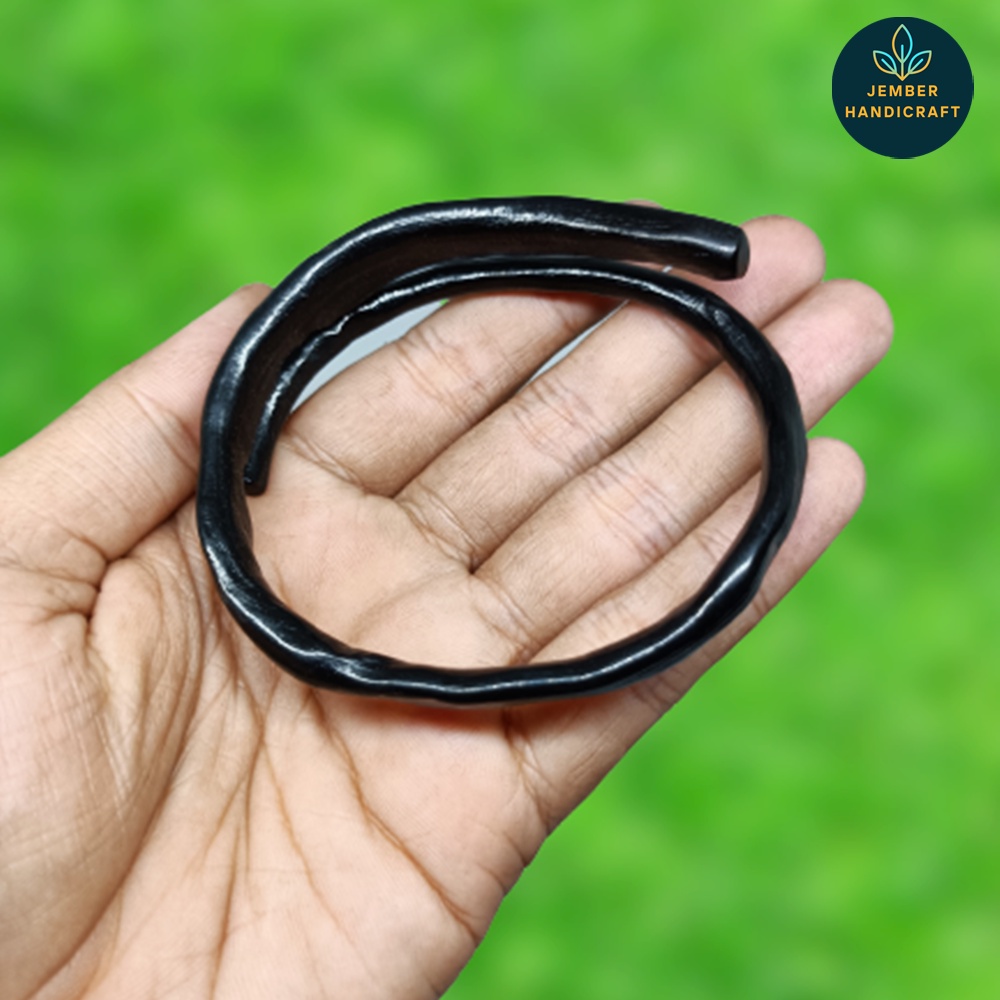 Gelang akar bahar hitam sedang