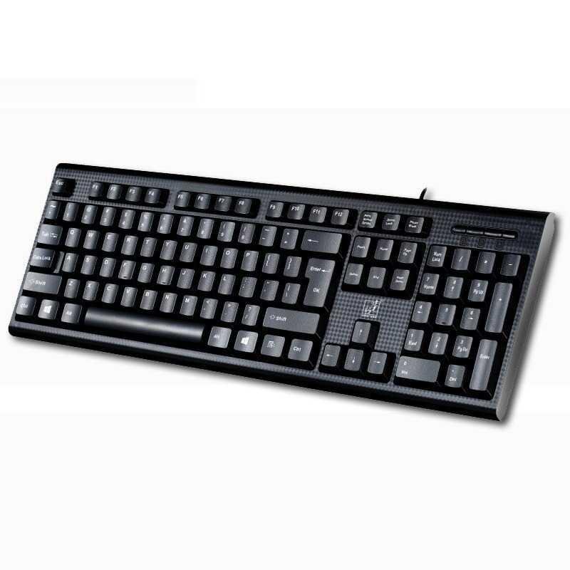 Keyboard USB Business Office Home Wired Desktop - Q9 - Black