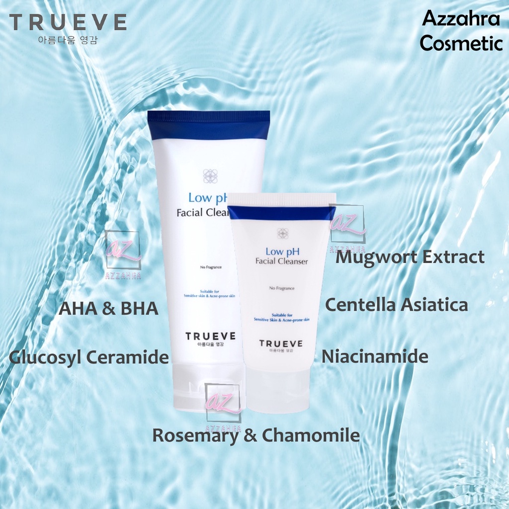 TRUEVE Gentle Low pH Facial Cleanser 30gr / 100gr