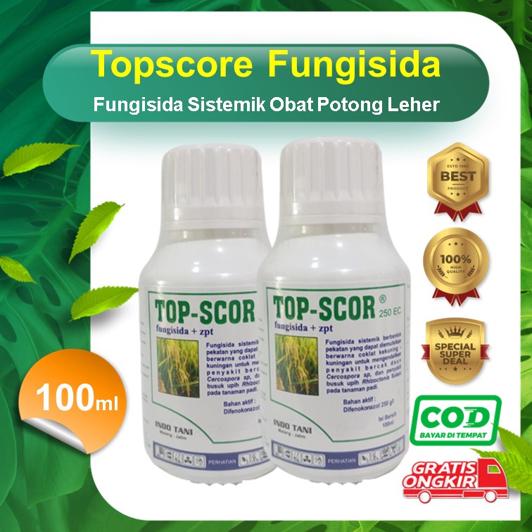 Top Scor Fungisida Sekor Score difenokonazol 250 EC 100 ML topscore topscor fungisida padi obat poto