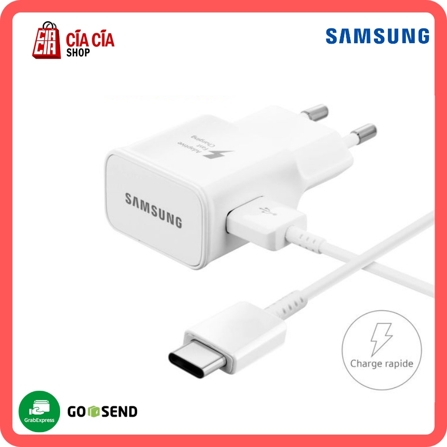 Charger Samsung Note 8, 9, S8, S9 Usb Type C Fast Charging Original Travel Adaptor Samsung Type C