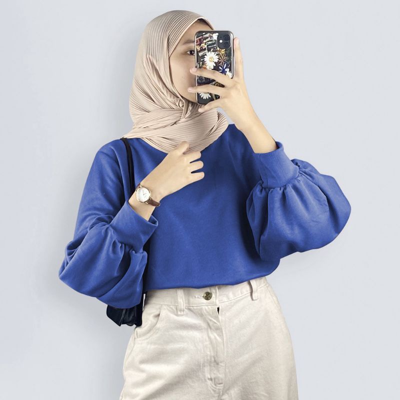 BLOUSE TOP PUFFY BLOUSE KEKINIAN