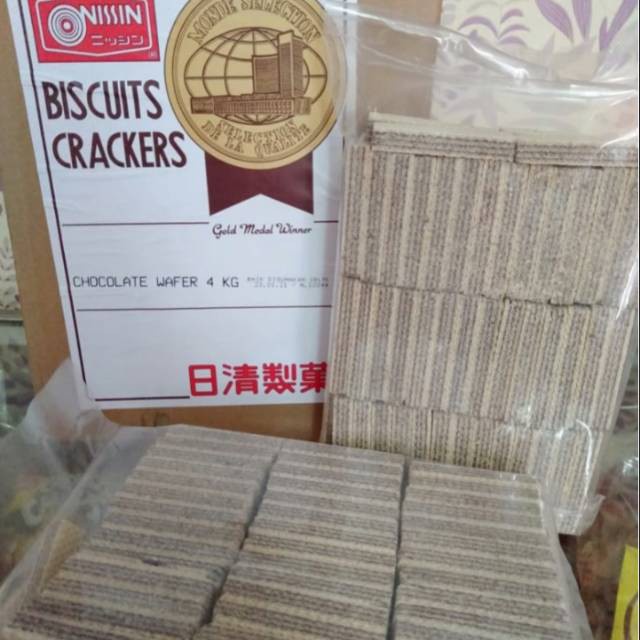 Wafer Khong guan Kiloan /Wafer Stowberry Kiloan/Wafer Coklat Kiloan/ 500 Gram