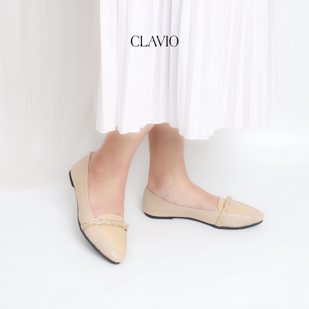 CLAVIO Luxia Sepatu Flatshoes Wanita