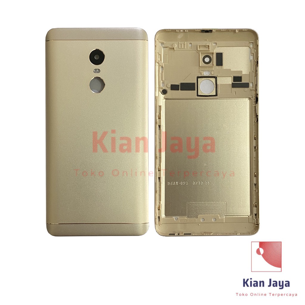 Backdoor Xiaomi Redmi Note 4x Chipset Mediatek Back Cover Tutup Belakang Baterai Cassing Casing Backcase Original