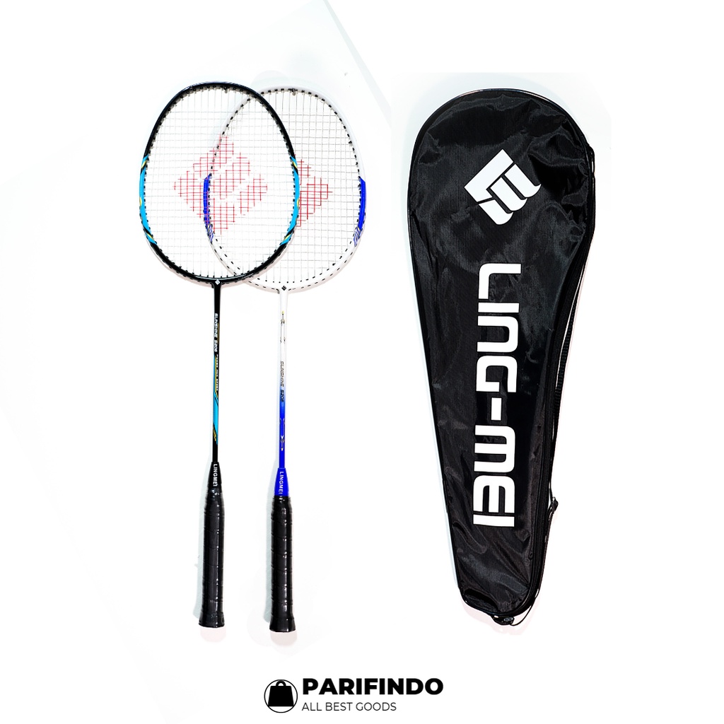 BADMINTON RACKET LINGMEI S206 - Sepasang Raket Bulutangkis Ling Mei S 206