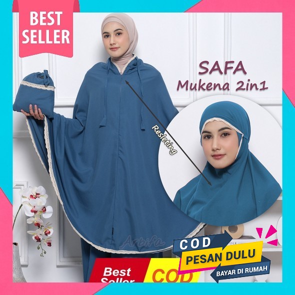 Mukena Chanel Bordir Jumbo By Uniqscraft /Mukena Wanita Dewasa Jumbo/Mukena Uniqscraft Mukena Travel