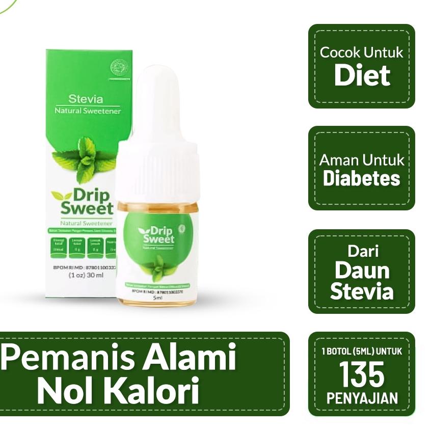 

✦ Drip Sweet 5 ML Gula Stevia Cair ♠