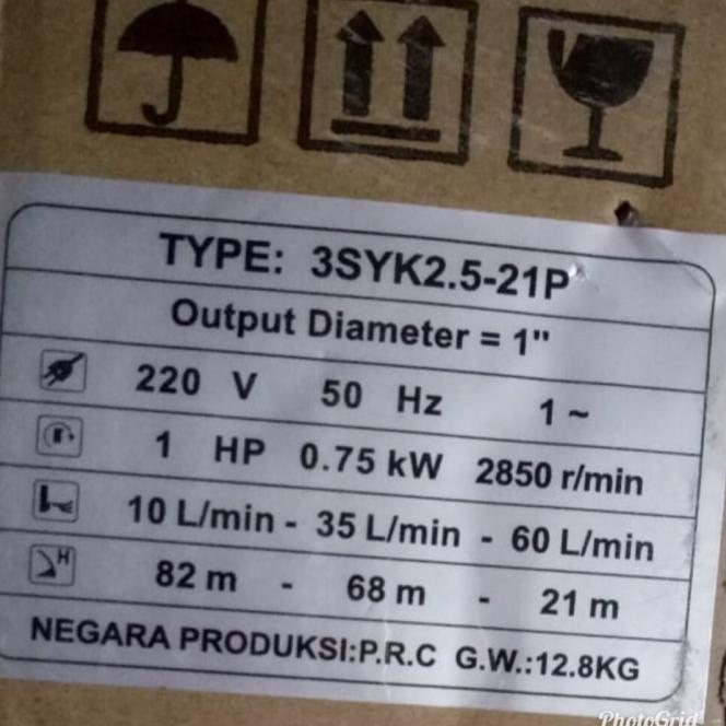Pompa Satelit York 1 Hp 3 Inch York San Ei Wasser Shimizu Dabavon