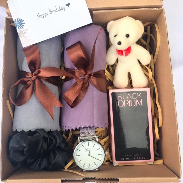 

➭ [PART 2] GIFTBOX HIJAB / KADO CEWEK / KADO PACAR / HAMPERS RAMADHAN / HAMPERS HIJAB JAM SCRUNCHIE PARFUM CARD HOLDER ▼