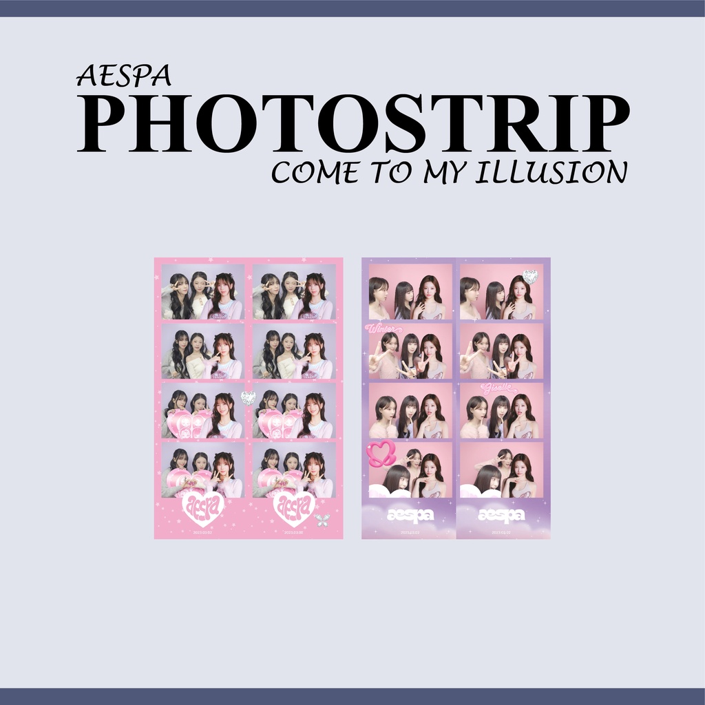 PHOTOSTRIP AESPA 'COME TO MY ILLUSION'