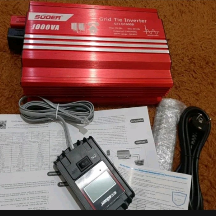 Suoer Inverter PSW Ongrid 1000Watt Gried Tie Inverter GTI1KW Suoer