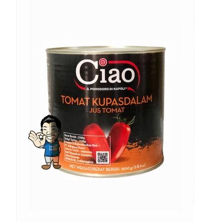 

➦ Ciao Tomat Kupas dalam Jus Tomat- Peeled Tomatoes 2550g ✸