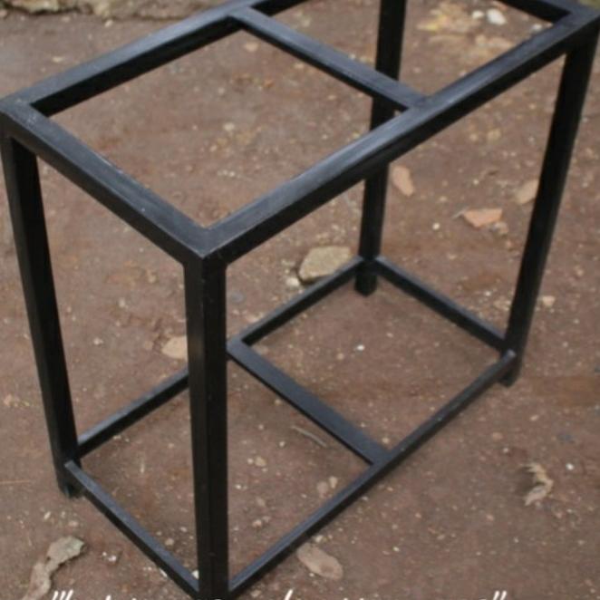 Kaki Aquarium Meja Aquascape Rak Besi Hollow 50 60 70 80 90 100 Cm
