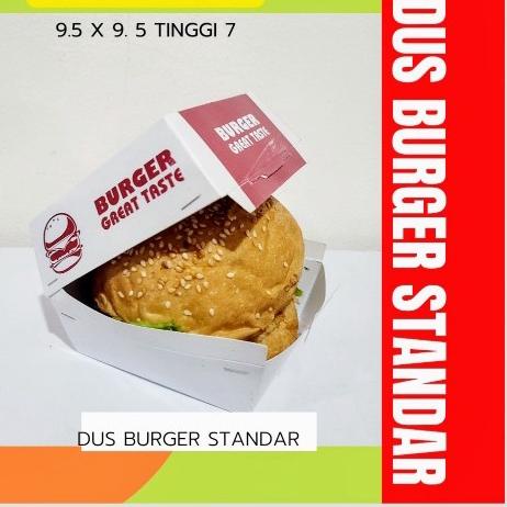 

BISA ✨COD✨ Dus Burger Standart isi 50 pcs !!