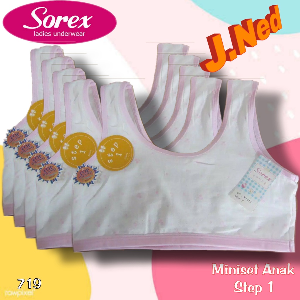 J719 MINISET BRA BH PAKAIAN DALAM ANAK PEREMPUAN STEP 1 SOREX Y1013