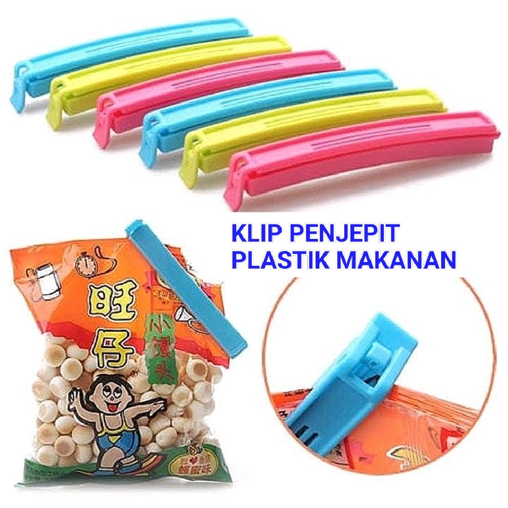 Klip Plastik Makanan Penjepit Kemasan Praktis