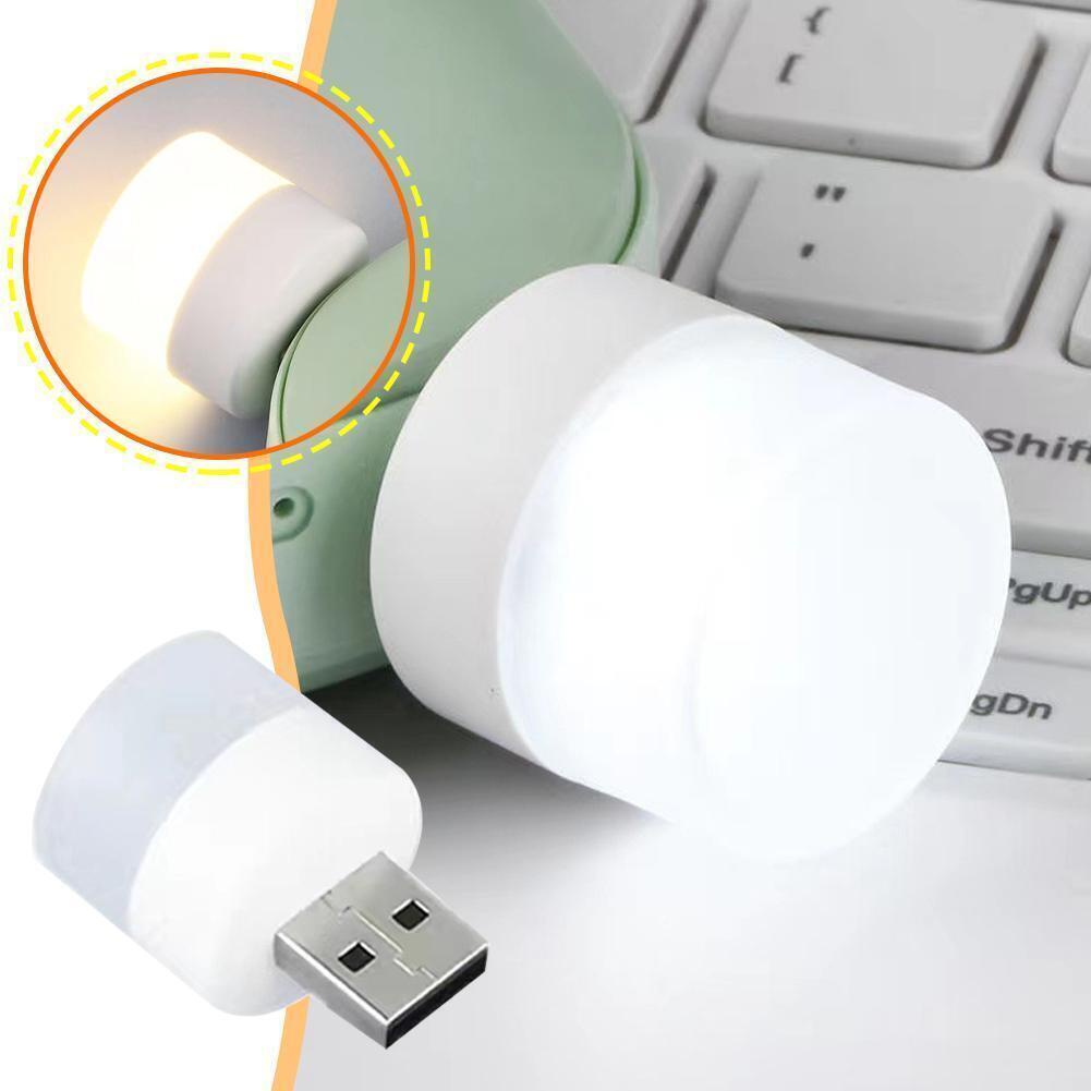 Lampu LED Mini USB Portable Lampu Penerangan Untuk Baca Belajar Tidur Emergency Mini Led Bulb Light Usb Bohlam Kecil