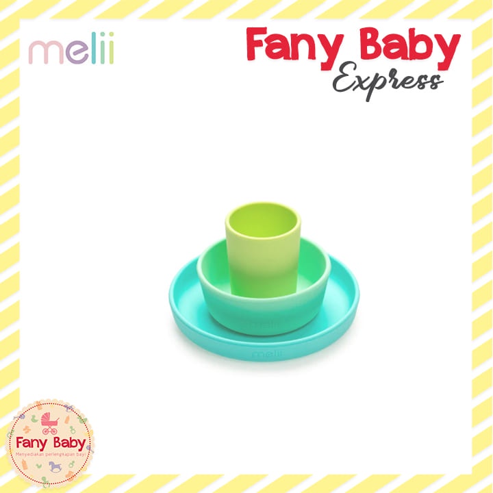 MELII BABY 3 PIECE SILICONE MEAL SET